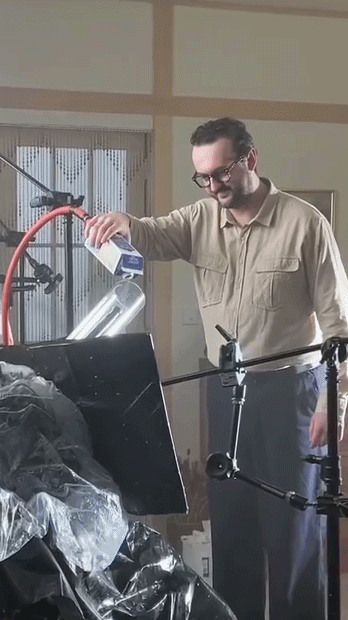 ARLA JOSEPH MANN BTS MILK portrait