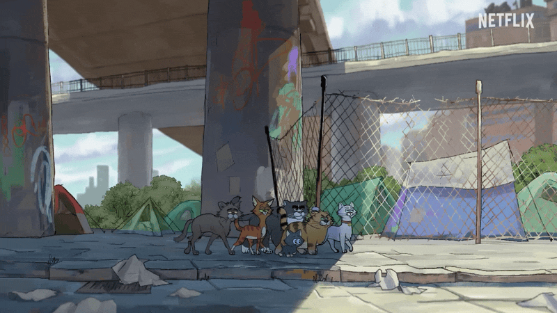 Blinkink Elliot Dear Ricky Gervais Alley Cats GIF 2