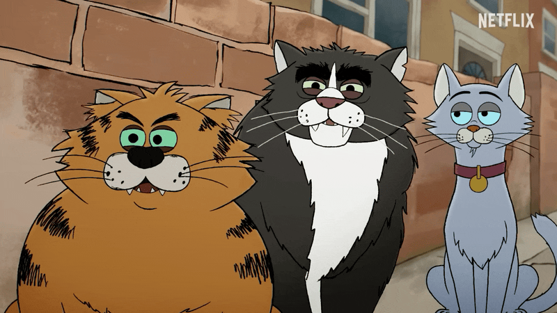 Blinkink Elliot Dear Ricky Gervais Alley Cats GIF 4