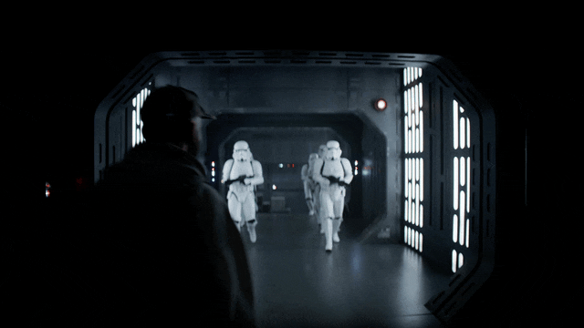 Blinkink Joe Mann Redwood BTS Joe Stormtrooper Corridor