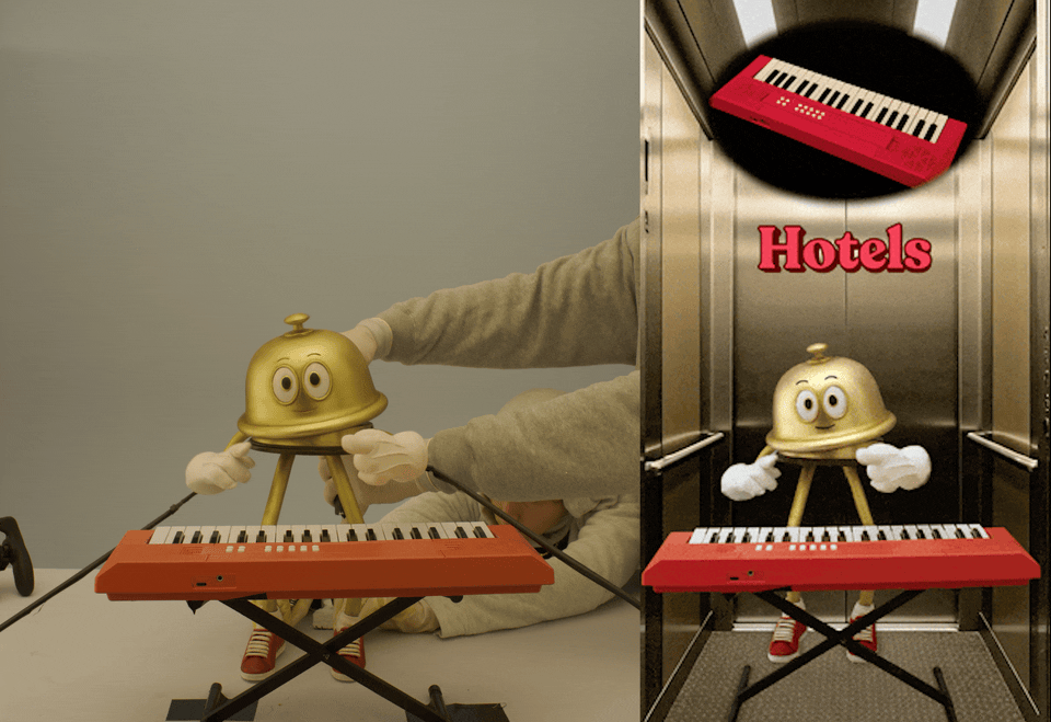 Blinkink Jonny amp Will Hotels com BTS puppetplay2