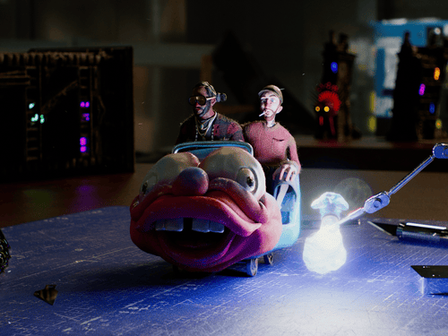 Blinkink Lea Esmaili Thundercat x Mac Miller BT Srollercoastergif