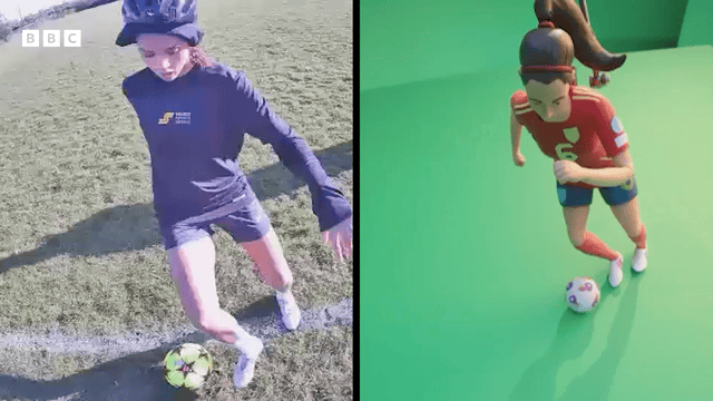 Blinkink Nicos Livesey BBC Womens real football gif1