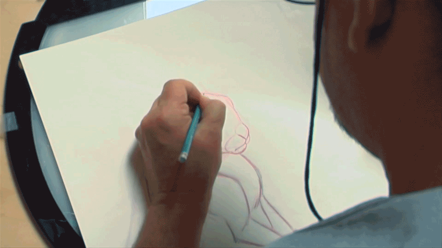 Elliot Dear Yves Geleyn John Lewis The Bear And The Hare The Making Of gif