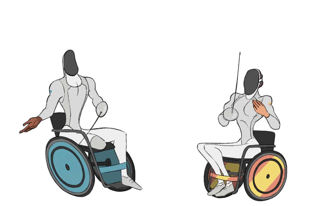 Paralympics Fencers
