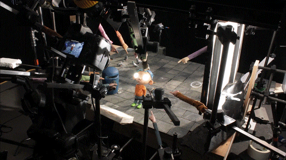 Sam Gainsborough BBC The Square Eyed Boy BTS GIF 05