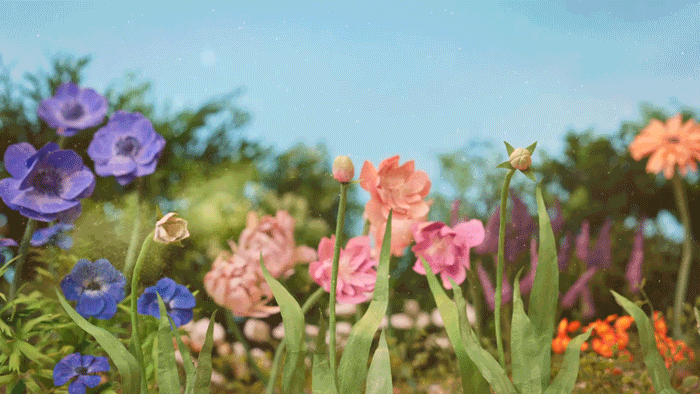 Scottish Flowers Gif