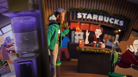 Starbucks Holiday andyadeena gif 7